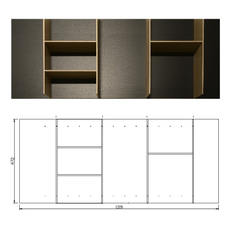 PER CASSETTO VANO 120 CM