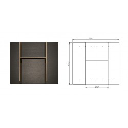 PER CASSETTO VANO 60 CM