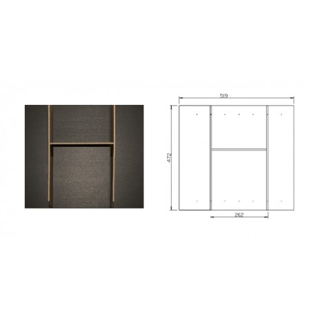 PER CASSETTO VANO 60 CM
