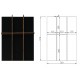 PORTAPOSATE PER CASSETTO VANO 40 CM