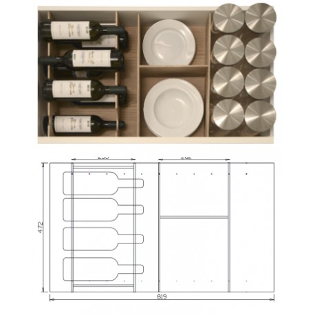 PER CASSETTO VANO 90 CM